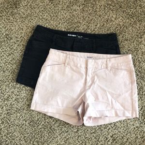 Old Navy Pixie Short (pink & black) Size 2